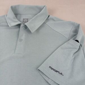 Magpul Industries Medium Mens Polo Shirt FLAW Stretch Green 21x28‎